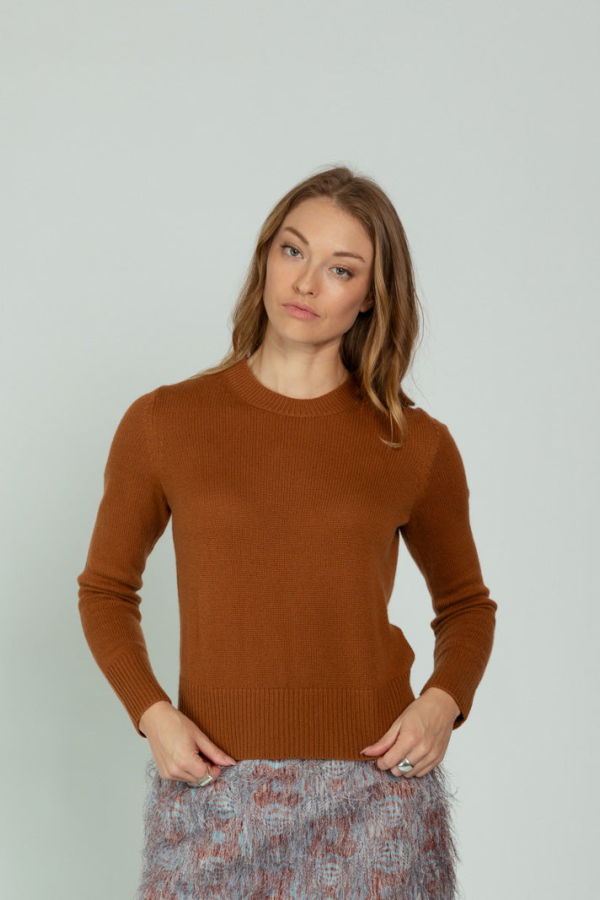 Allude Cashmere Sweater - Cinnamon Tea