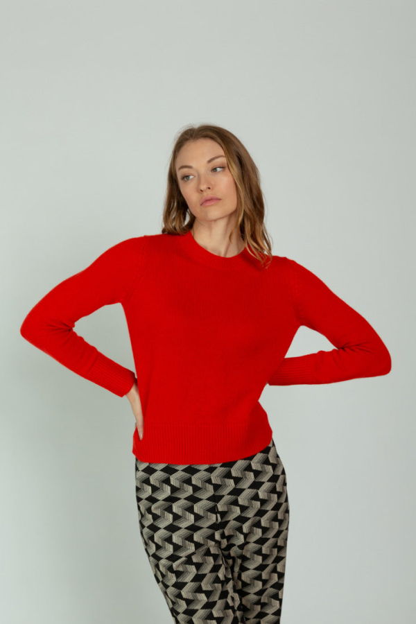 Allude Love Letter Cashmere Sweater - Love Letter