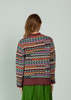 Antipast Jacquard Knit Wool Mohair Pullover - Multi - Thumbnail 4