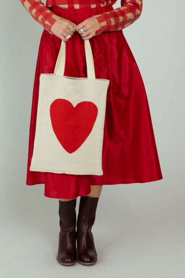 Hansel from Basel Love Tote Bag - Red