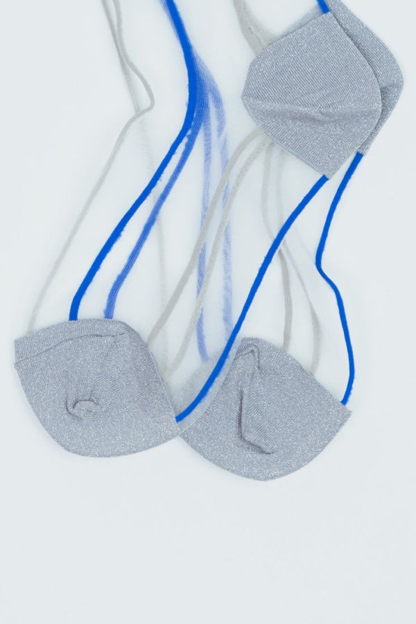 Hansel from Basel Grand Slam Sheer Socks - Silver