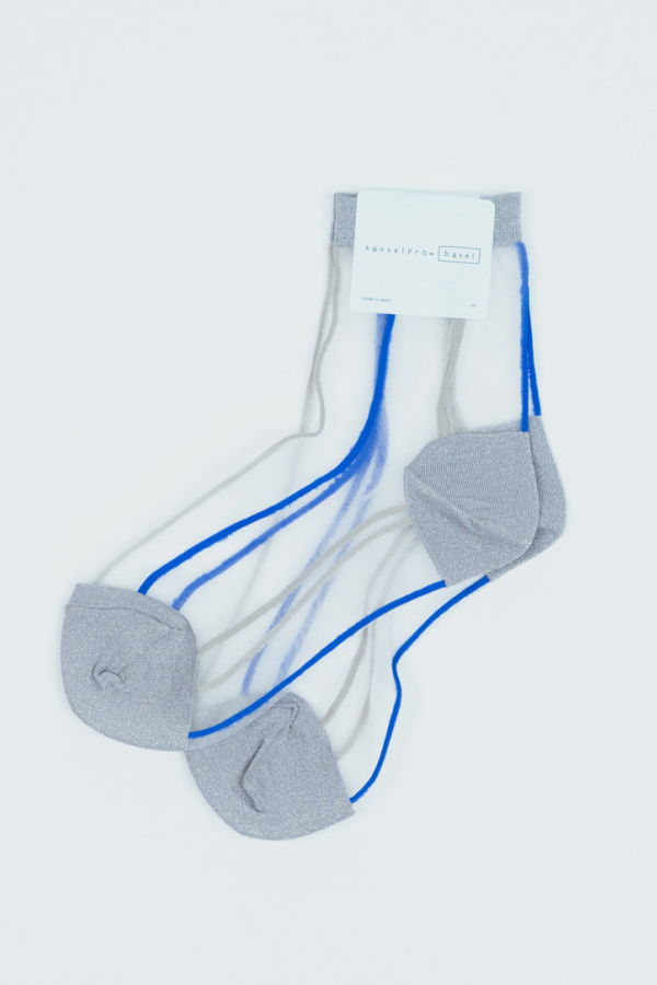 Hansel from Basel Grand Slam Sheer Socks - Silver