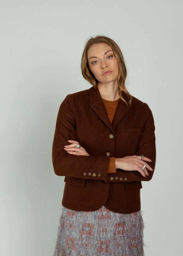Mona Thalheimer Marlene Blazer - Brown