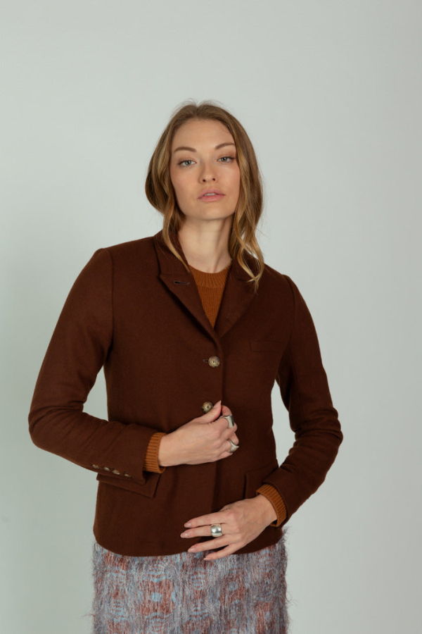 Mona Thalheimer Marlene Blazer - Brown