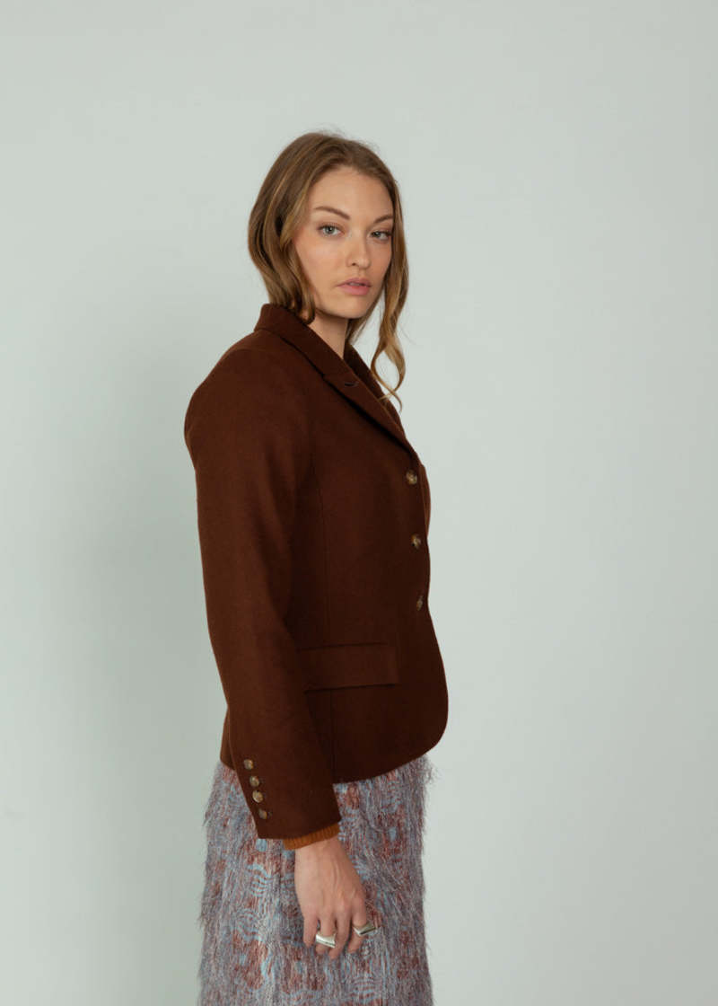 Mona Thalheimer Marlene Blazer - Brown