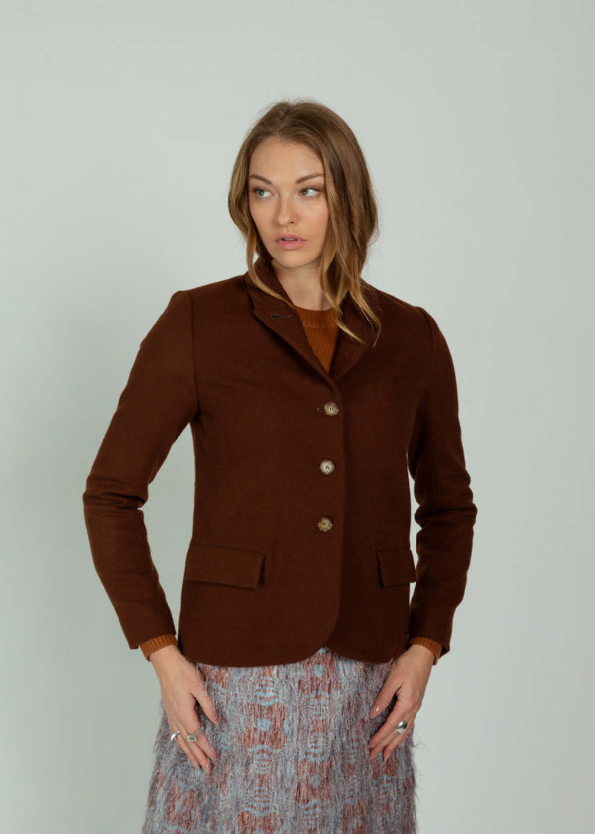 Mona Thalheimer Marlene Blazer - Brown - Image 4 of 5