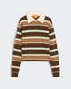 Guest in Residence Cropped Stripe Rugby Sweater - Thumbnail 3