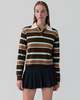 Guest in Residence Cropped Stripe Rugby Sweater - Thumbnail 4