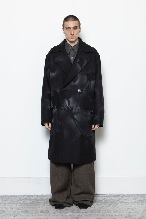 Dries Van Noten Wool Caban Coat