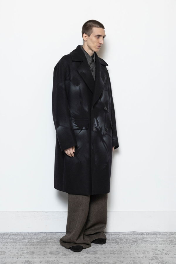 Dries Van Noten Wool Caban Coat