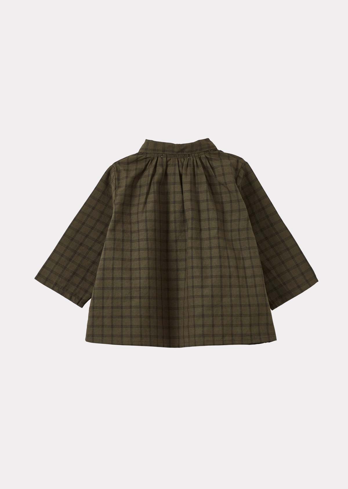 Caramel Aloe Baby Shirt - Khaki Check - Image 3 of 3