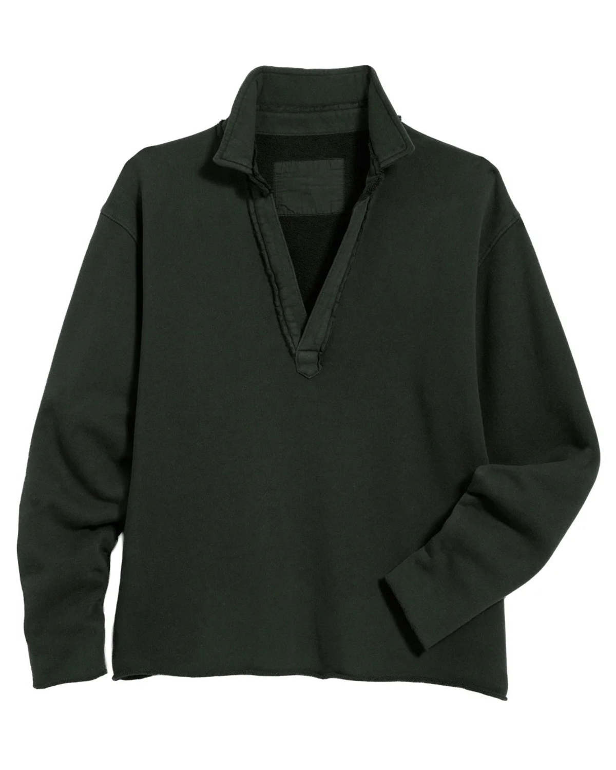 Frank & Eileen Patrick Popover Henley Top - Dark Green - Image 1 of 1