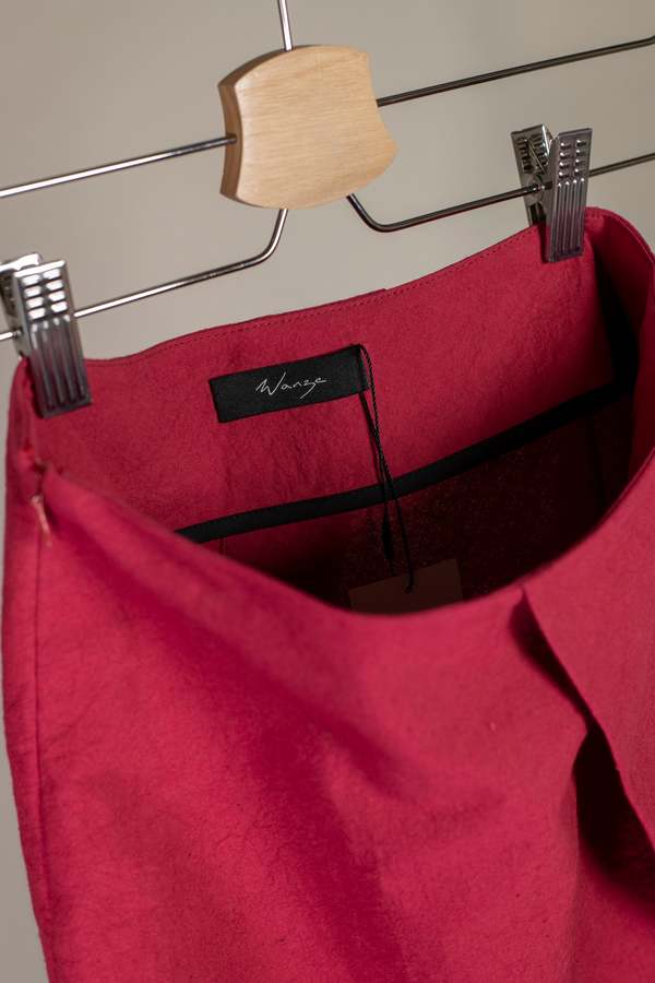 Wanze Pleated Drape Skirt