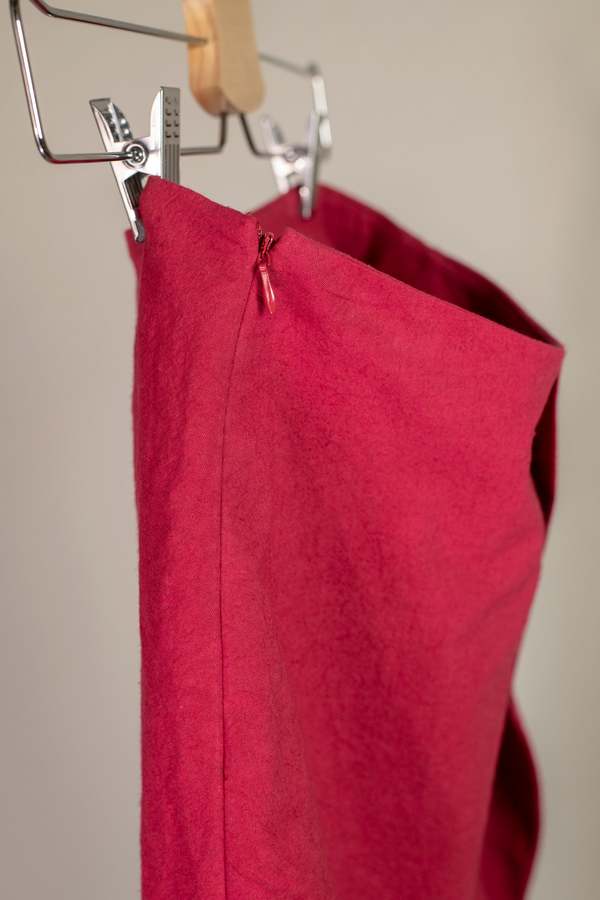 Wanze Pleated Drape Skirt