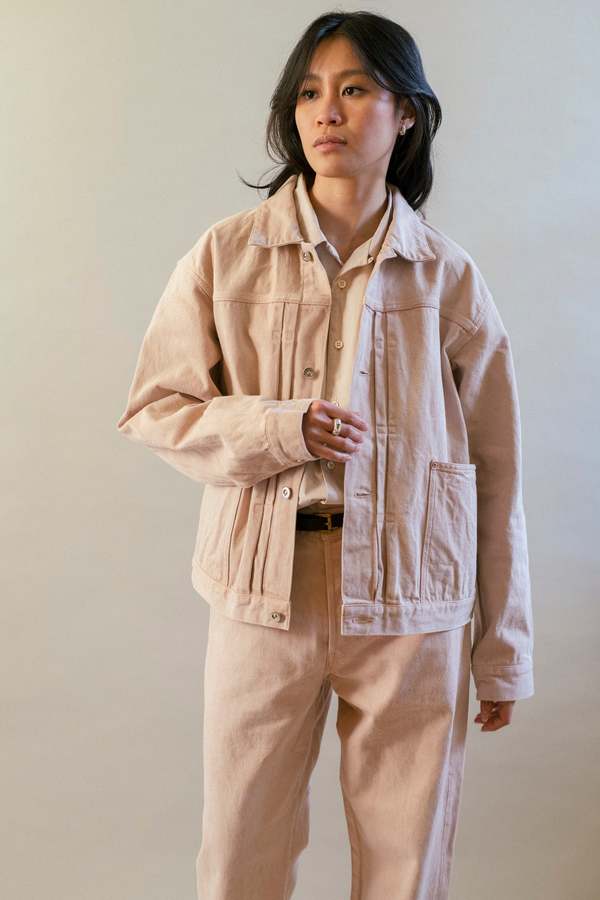 Yoko Sakamoto Pleats Blouse - Sumi Ink/Chestnut | Garmentory