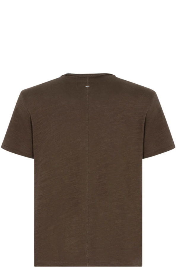 Rag & Bone Classic Flame Short Sleeve Tee - Stonewall