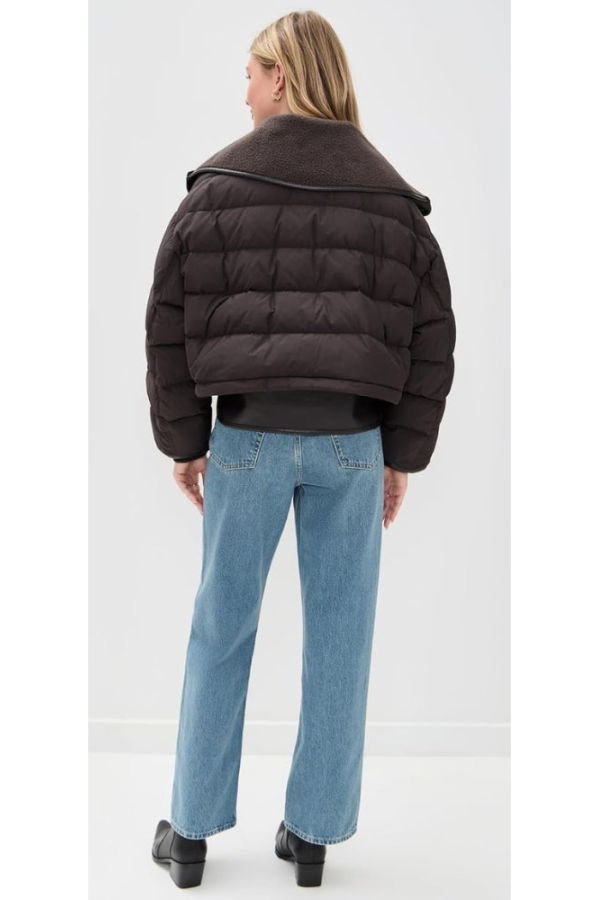 Rag & Bone Gloria Puffer Jacket - Brown