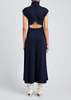 Proenza Schouler Brea Dress - Navy - Thumbnail 4