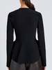 Proenza Schouler Dasha Jacket - Black - Thumbnail 4