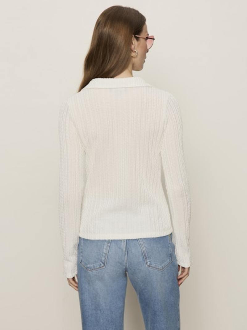 Sanctuary Button Down Textured Top