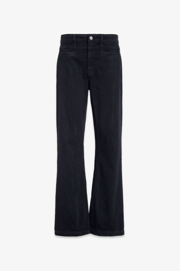 Noend Denim Jenna Relaxed Regular Fit Striped Jean: Mono Jeans