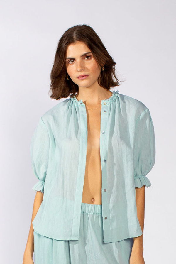 Loup Charmant Pico Blouse - Sky