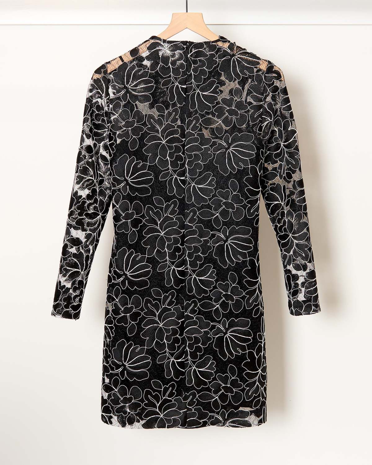 Lela Rose Holly Dress - Black/Ivory - Image 2 of 3