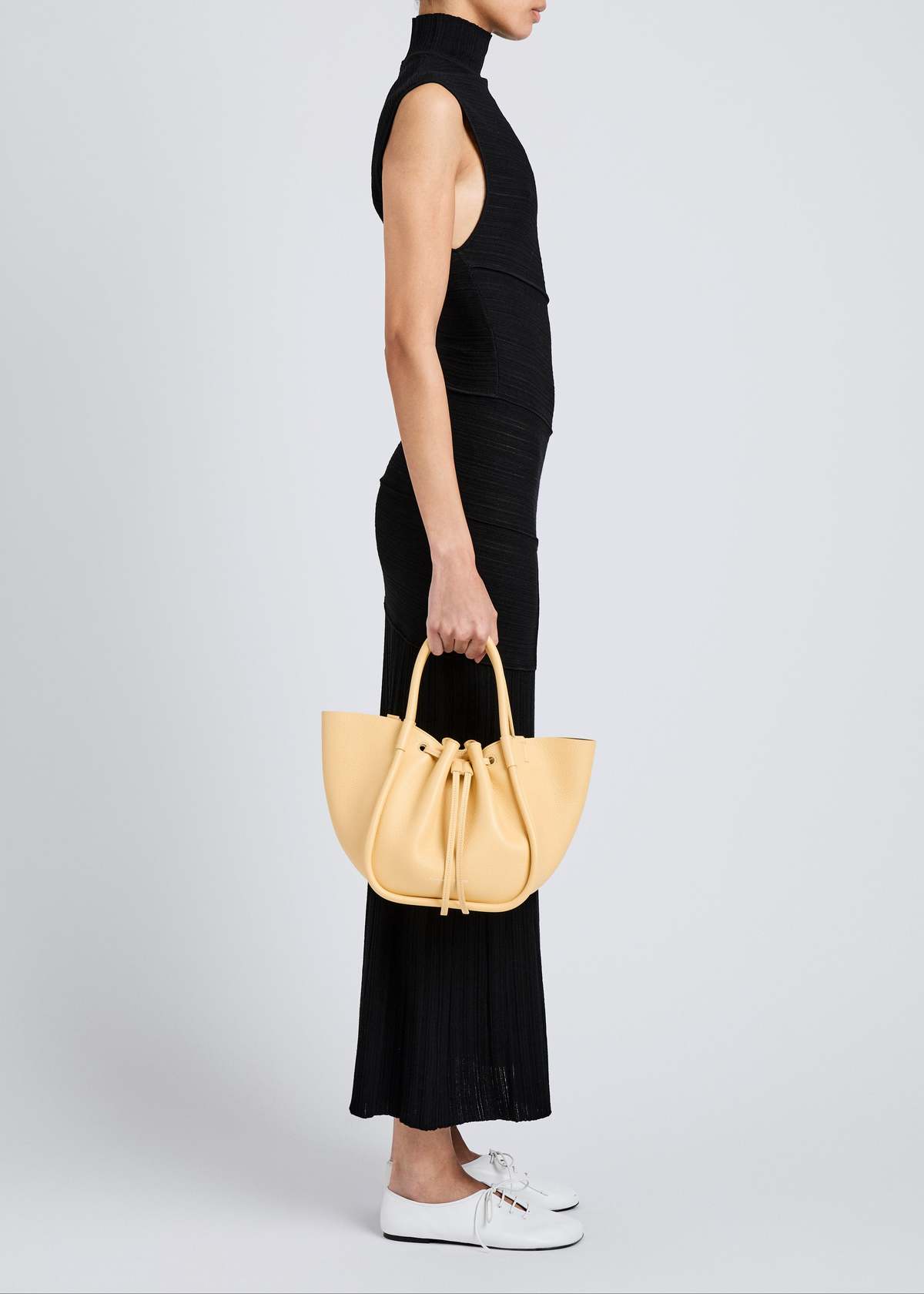 Proenza Schouler Small Ruched Tote - Yellow - Image 4 of 5