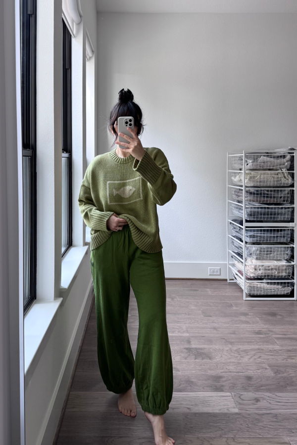Le Bon Shoppe Balloon Pants - Collard Green