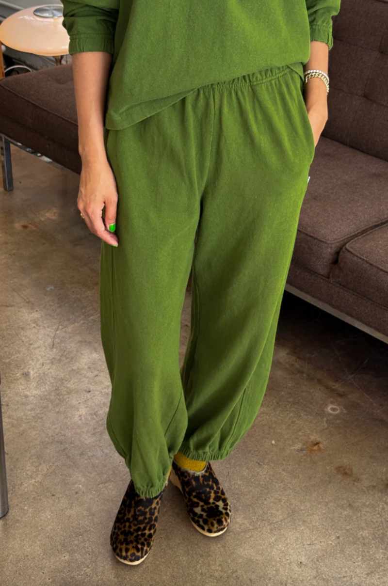 Le Bon Shoppe Balloon Pants - Collard Green