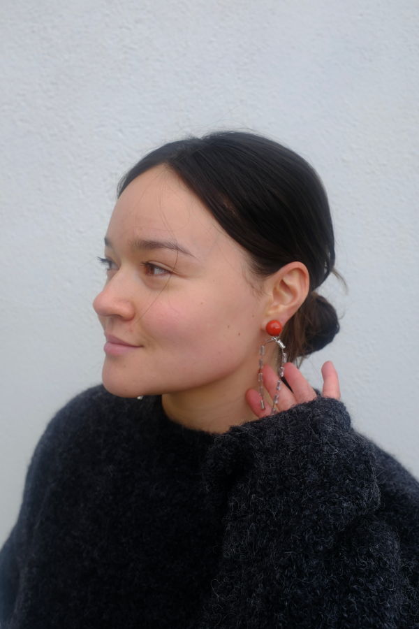 Rachel Comey Draped Baguette Earrings