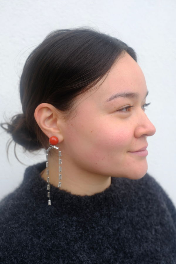 Rachel Comey Draped Baguette Earrings