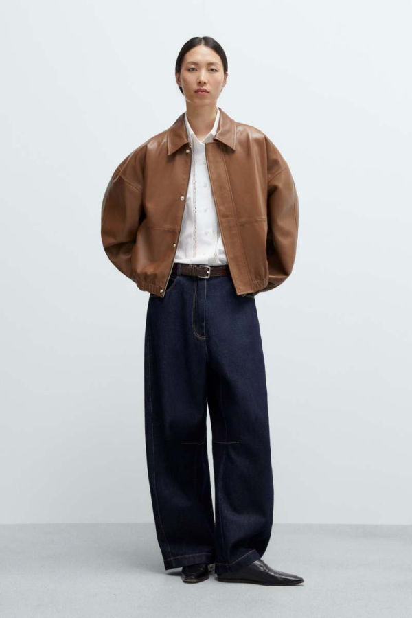 Cordera Curved Baggy Jeans