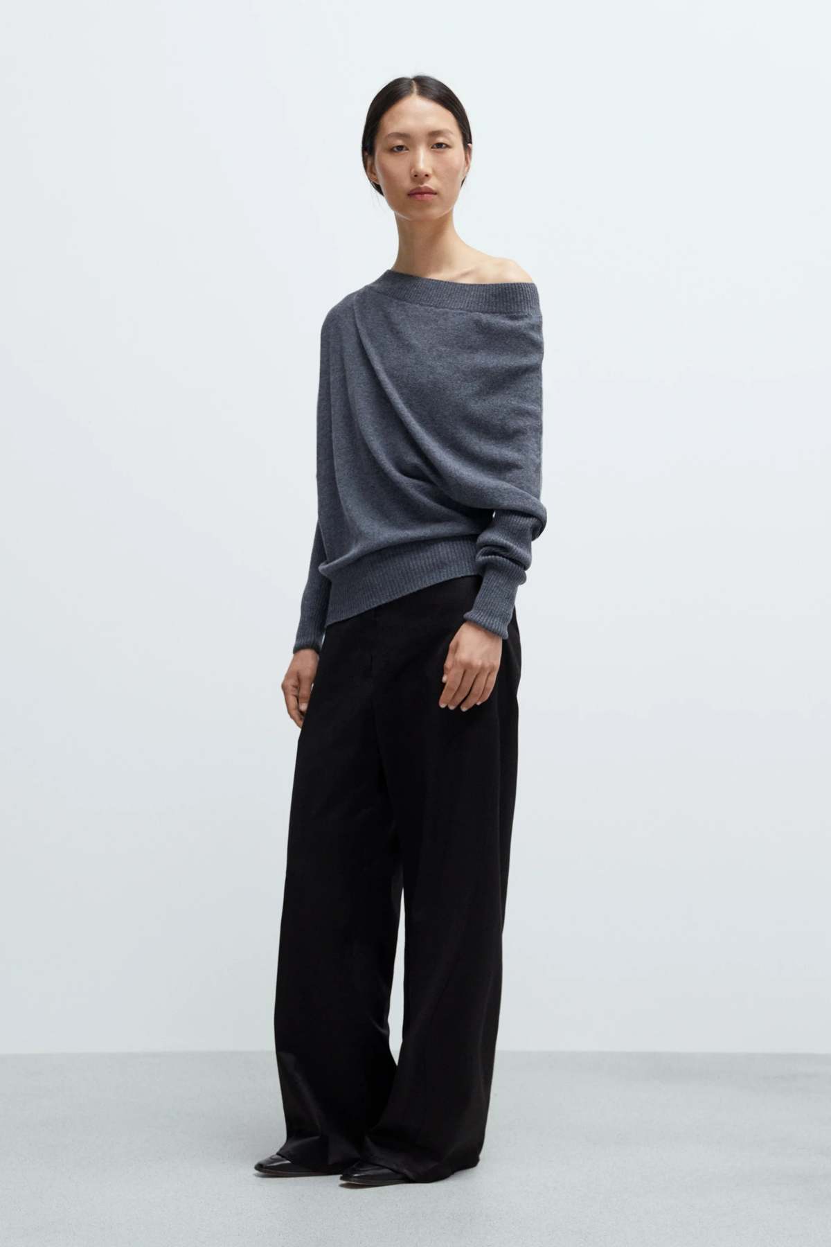 Cordera Merino Off The Shoulder Sweater - Image 1 of 4