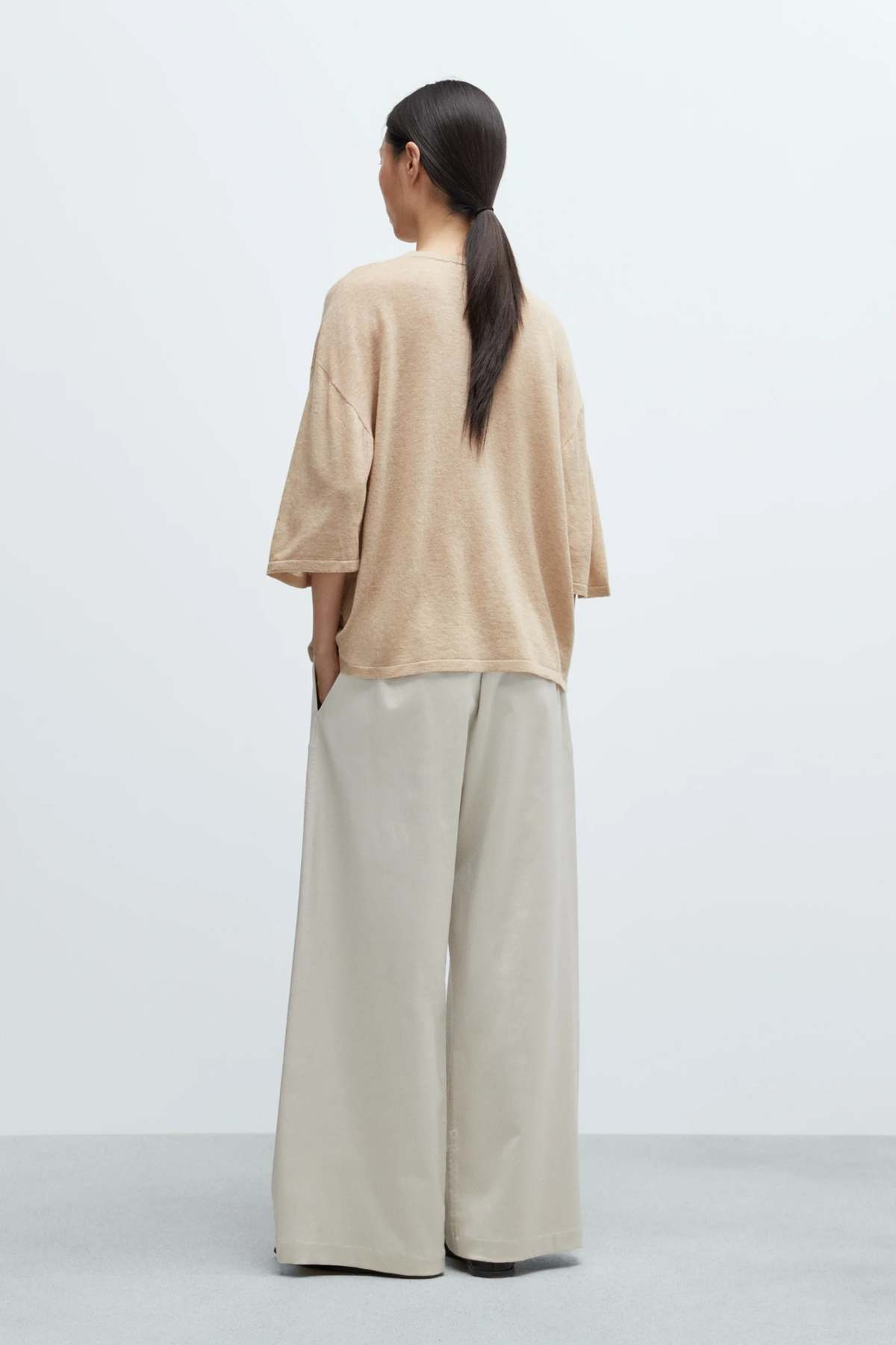 Cordera Merino Wool Oversized Shirt Top - Image 3 of 4