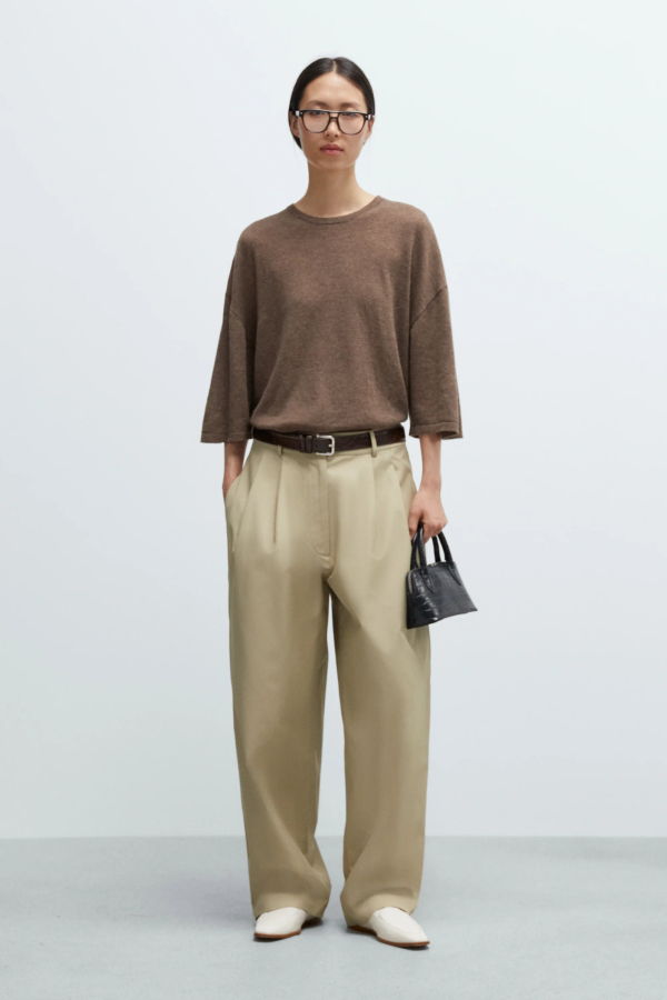 Cordera Merino Wool Oversized Shirt Top