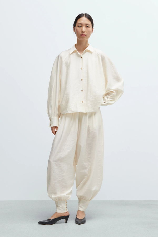 Cordera Sarouel Trousers - Marfil