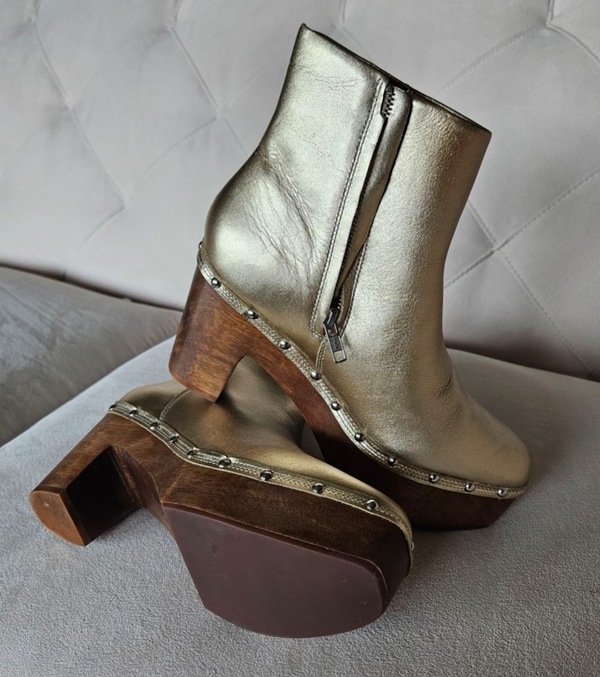 Ariana Bohling Malta Ankle Clog Bootie