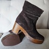 Ariana Bohling Clem Clog Bootie - Brown - Thumbnail 1