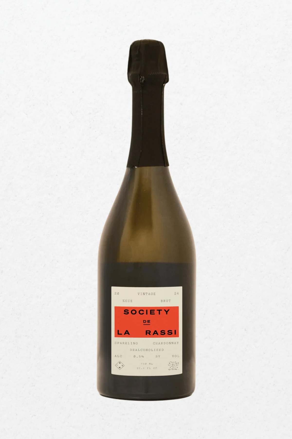 Society De La Rassi Neue Brut Sparkling Non Alcoholic Chardonnay Wine - Image 1 of 3