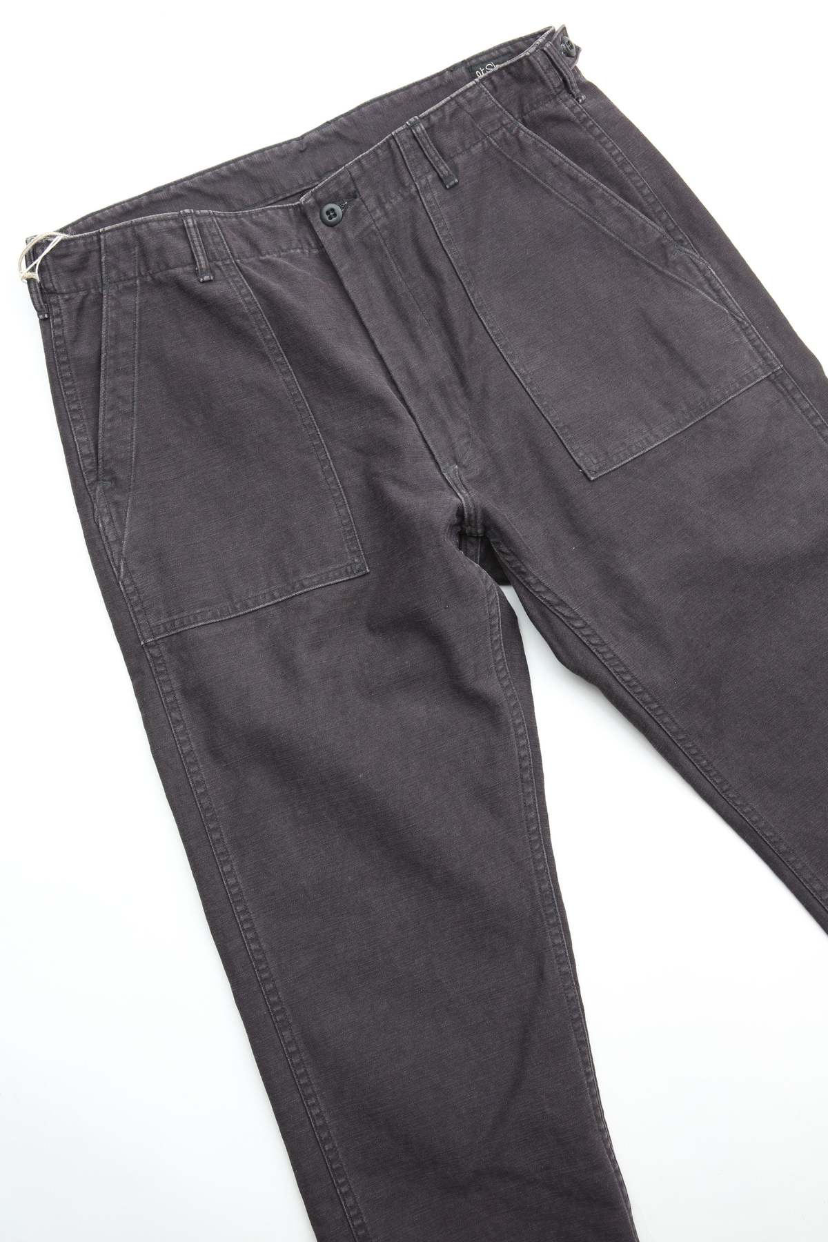 Orslow Slim Fit Fatigue Pants - Black Stone - Image 6 of 10