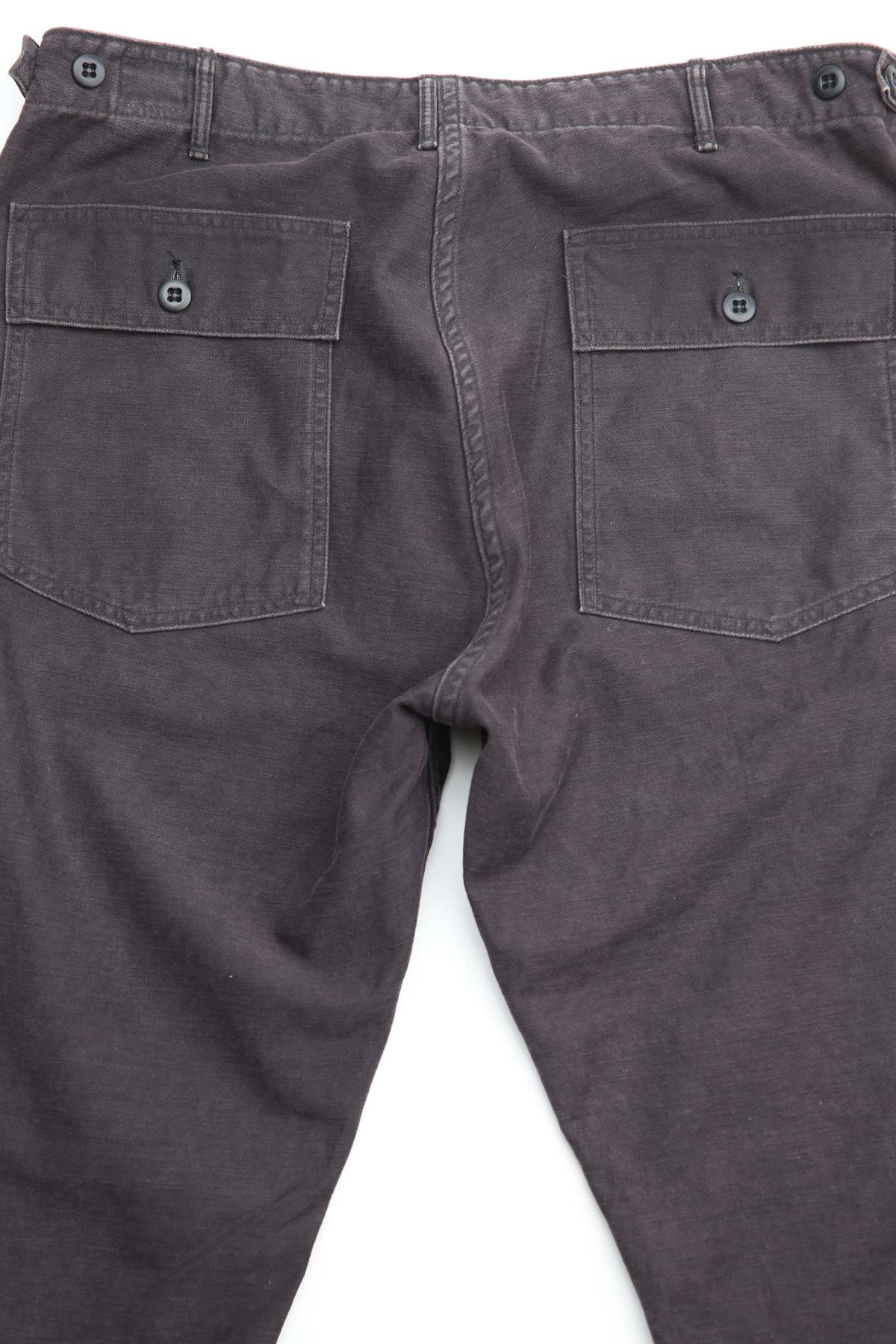 Orslow Slim Fit Fatigue Pants - Black Stone - Image 8 of 10