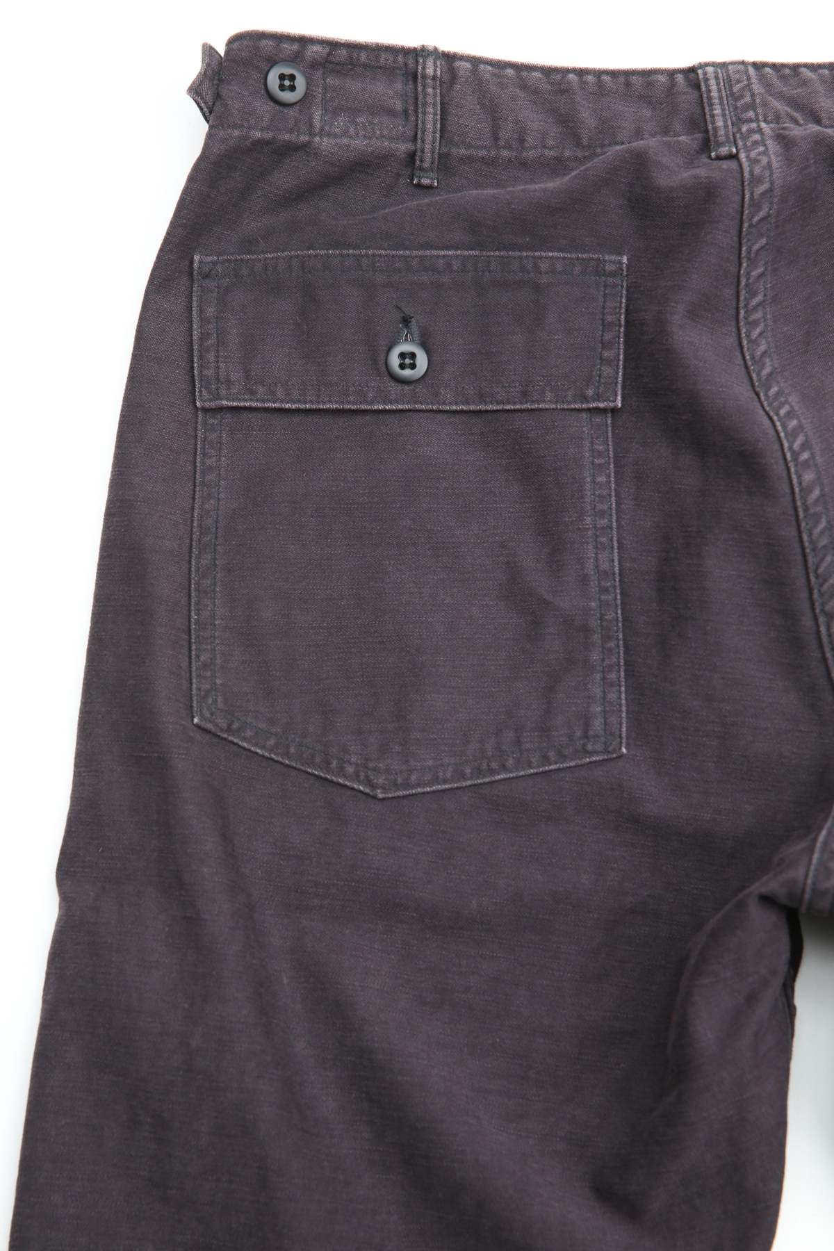 Orslow Slim Fit Fatigue Pants - Black Stone - Image 9 of 10