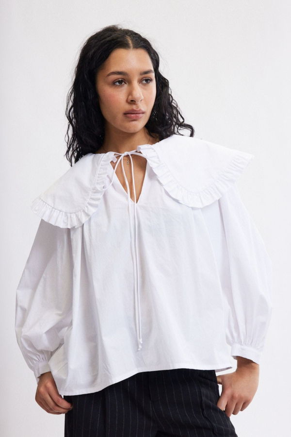 Eliza Faulkner Sawyer Top - Dark Fuschia/White