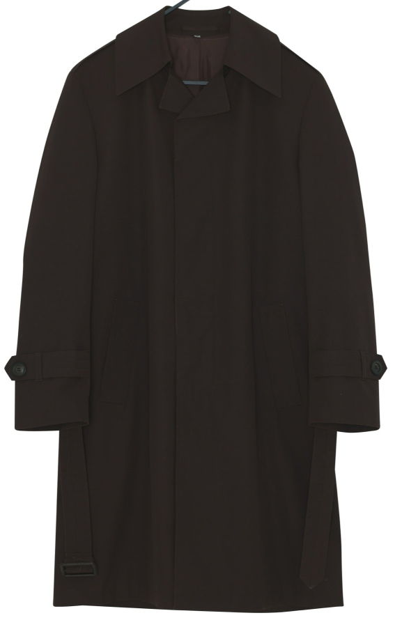 K.P. Ruuskanen (Finland) 70s, Trevira Viscose Twill, Napoleon Collar, Militarized Formalwear