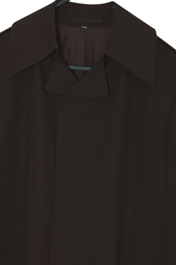 K.P. Ruuskanen (Finland) 70s, Trevira Viscose Twill, Napoleon Collar, Militarized Formalwear