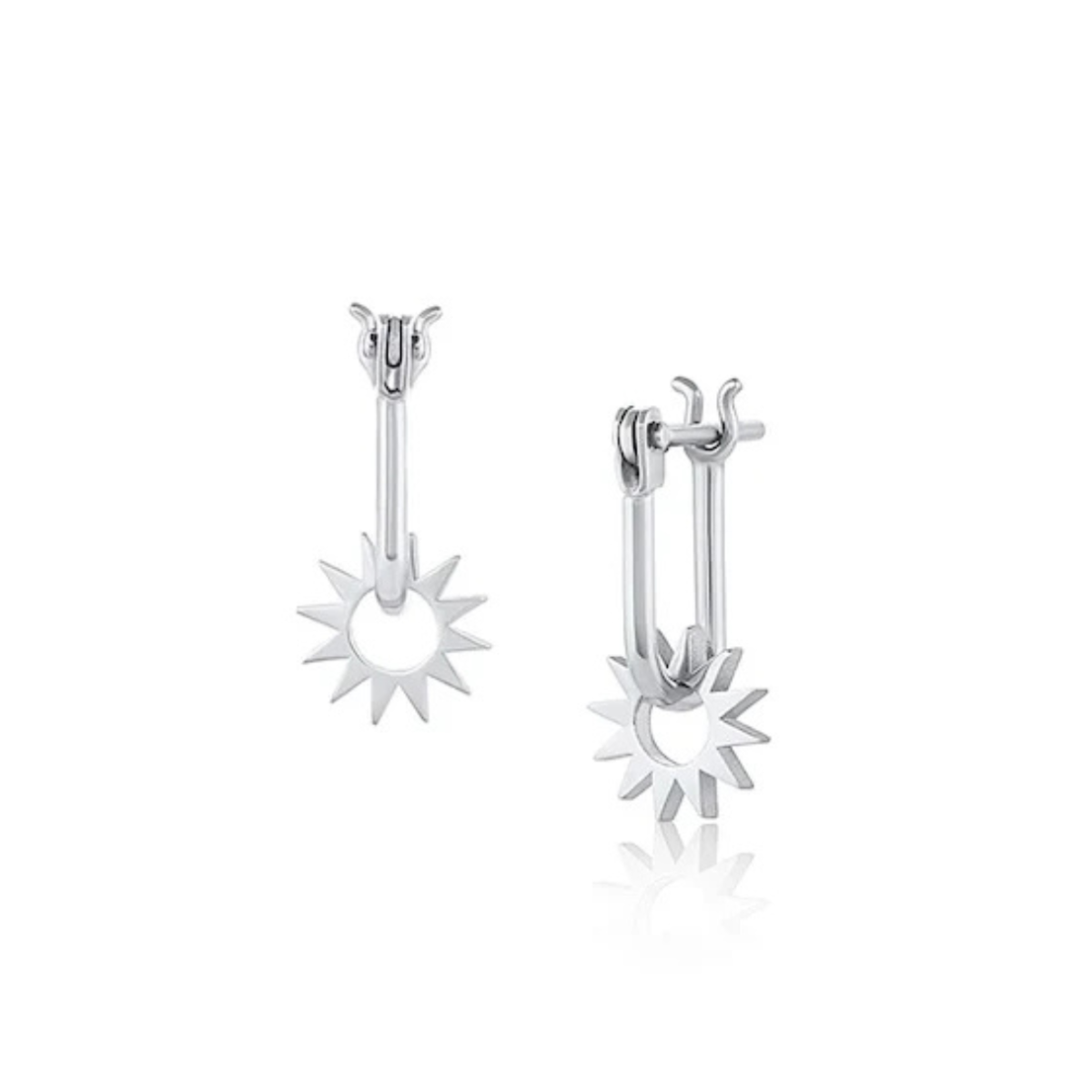 EMBLM Fine Jewelry Mini Spur Earring - Silver - Image 2 of 2
