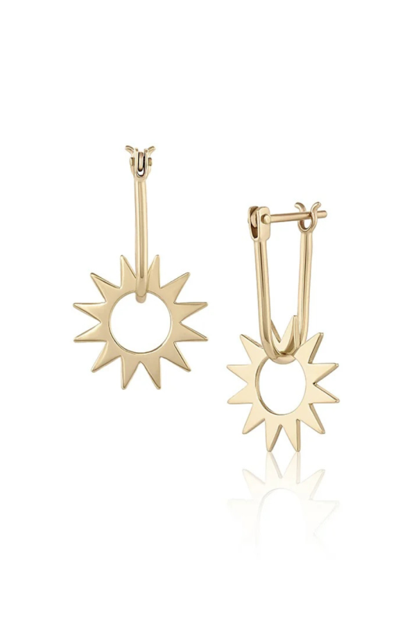 EMBLM Fine Jewelry Single Mini Spur Earring - Yellow Gold