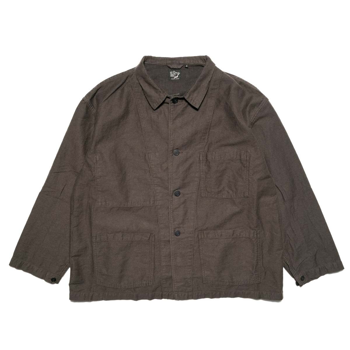 Orslow CL Moleskin Relax Fit Simple Work Jacket - Image 1 of 11