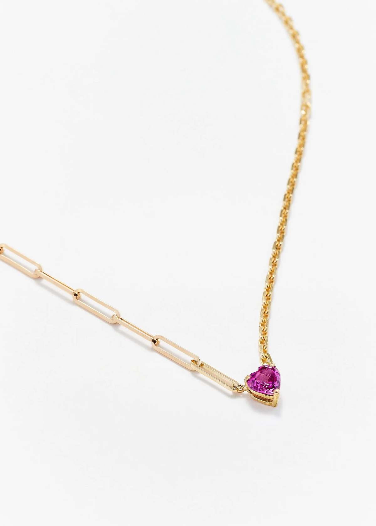 yvonne leon Maxi Collier Solitaire Coeur Necklace - Image 3 of 4